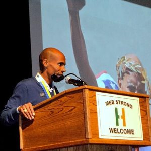 Meb Keflezighi, winner of the 2014 Boston Marathon, has plans to defend his title and continue pushing himself. Photo by Jillian Sullivan.