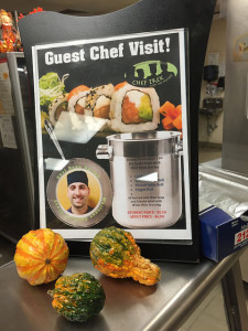 HHS prepares for the guest chef visit. Photo by Casey Palmer.