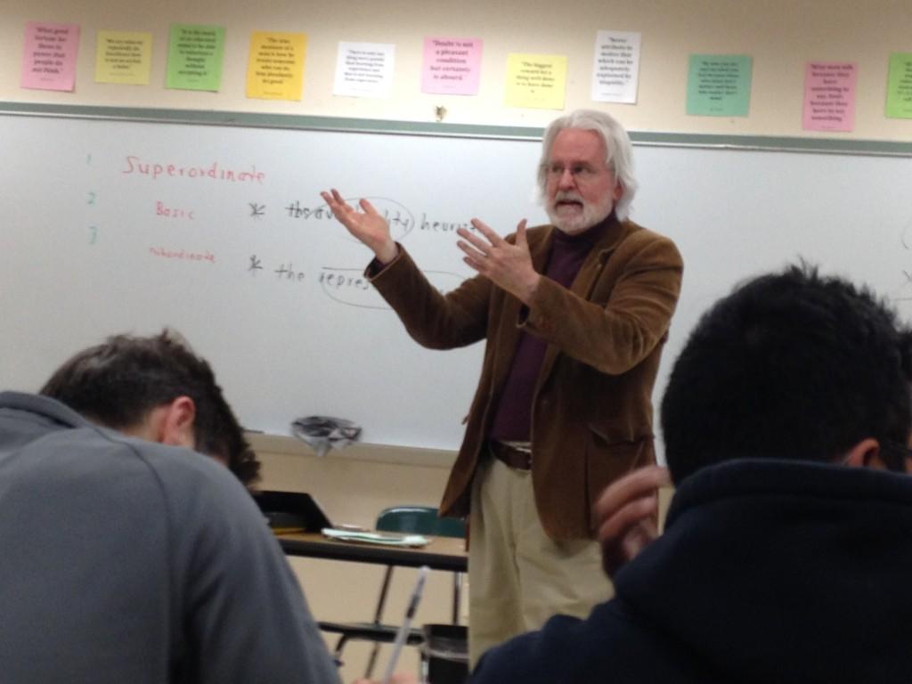 Some students study by going to extra help. For seniors taking AP Psychology, study sessions taught by all three teachers--Mr. Hamilton, Mr. Sullivan, and Ms. Griffey--were given each day after school in the week leading up to finals. 