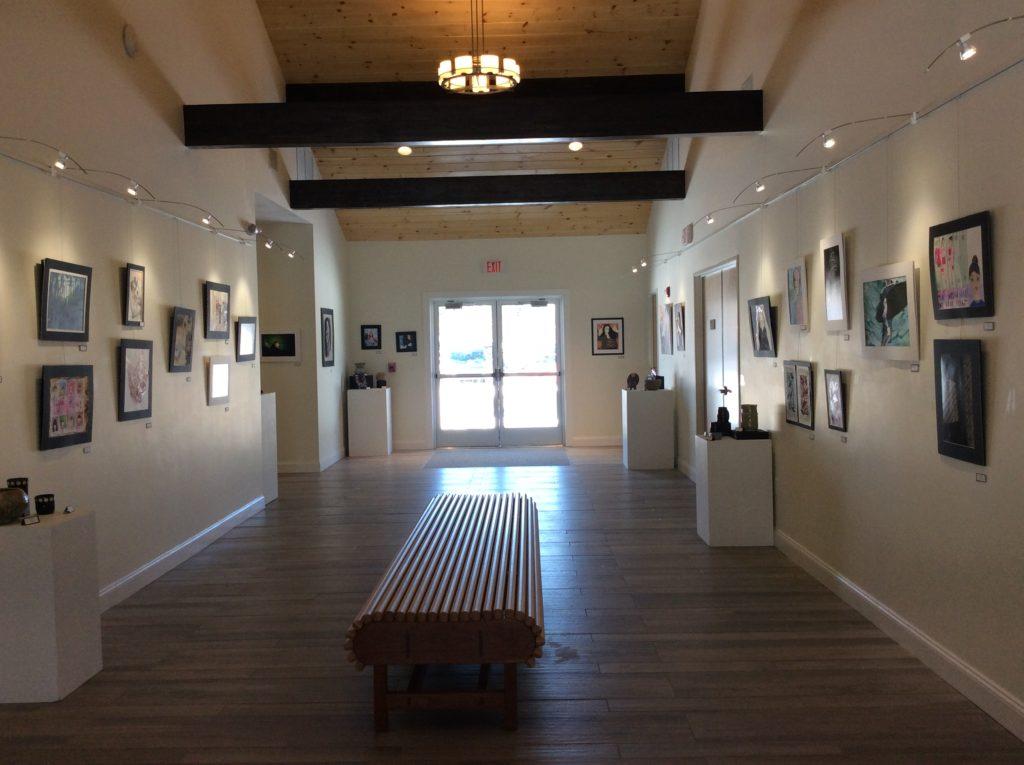 Wide Shot of Art Exhibition. Photo by Victor Estrella