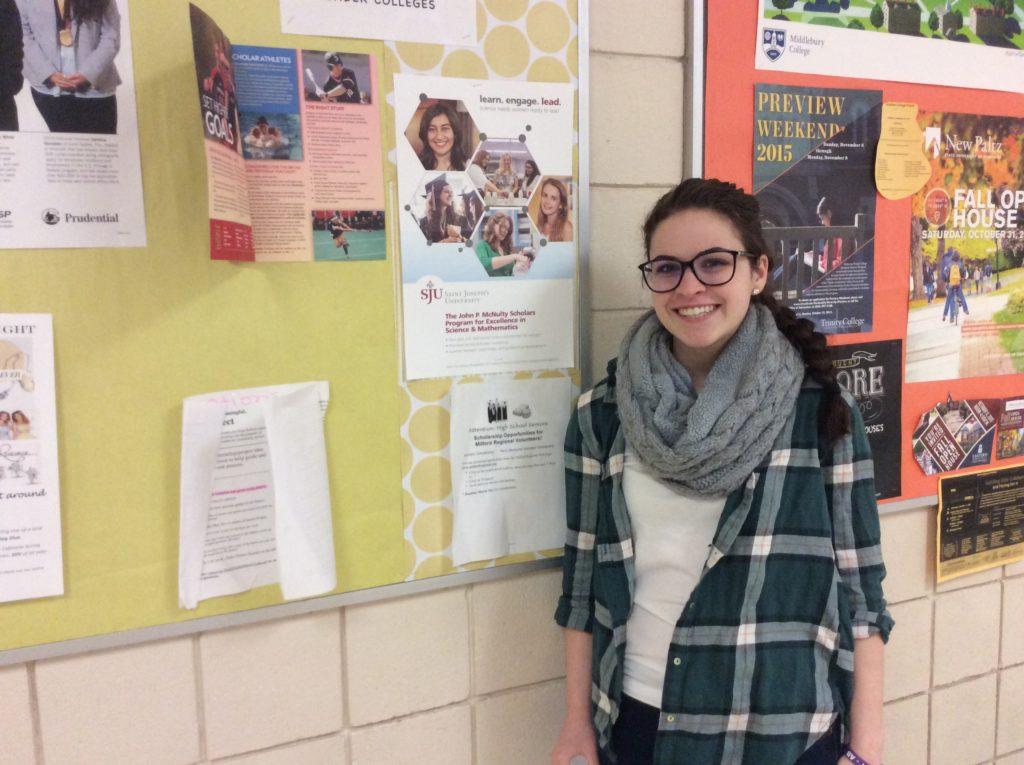 “I am going to Saint Joseph’s University in Philadelphia for biology because when I walked on campus I got the feeling that it was right for me and they had a really good program for what I wanted to do.â€